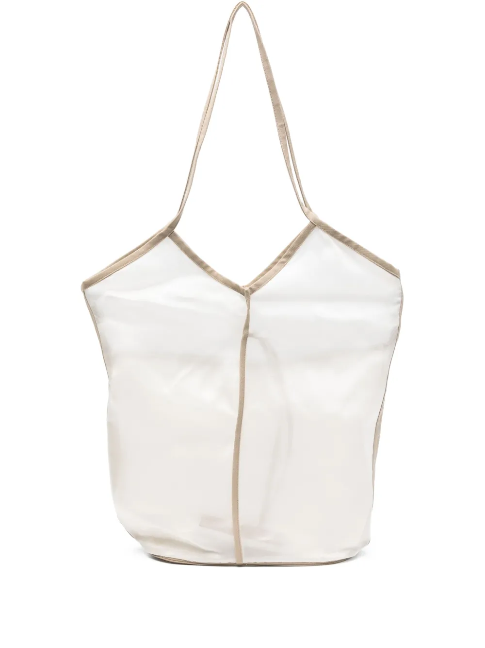 Hereu double-handle tote bag Beige