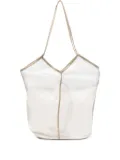 Hereu double-handle tote bag - Neutrals