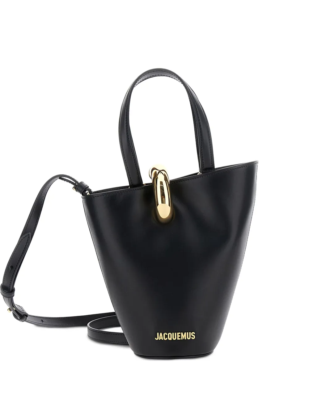 Jacquemus Le Petit Bamboula bucket-tas met ring Zwart