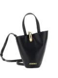 Jacquemus Le Petit Bamboula ring-top bucket bag - Black