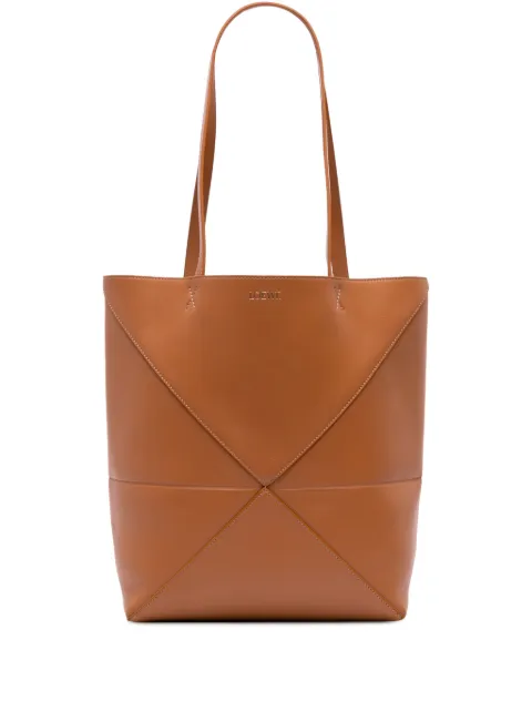 Loewe Pre-Owned 2023 Medium Shiny Calfskin Puzzle Fold tote bag