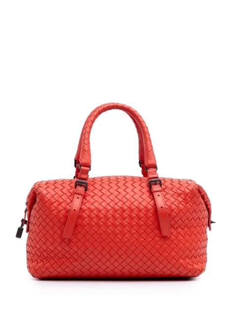 Bottega Veneta Pre-Owned 2010 Nappa Intrecciato boston bag