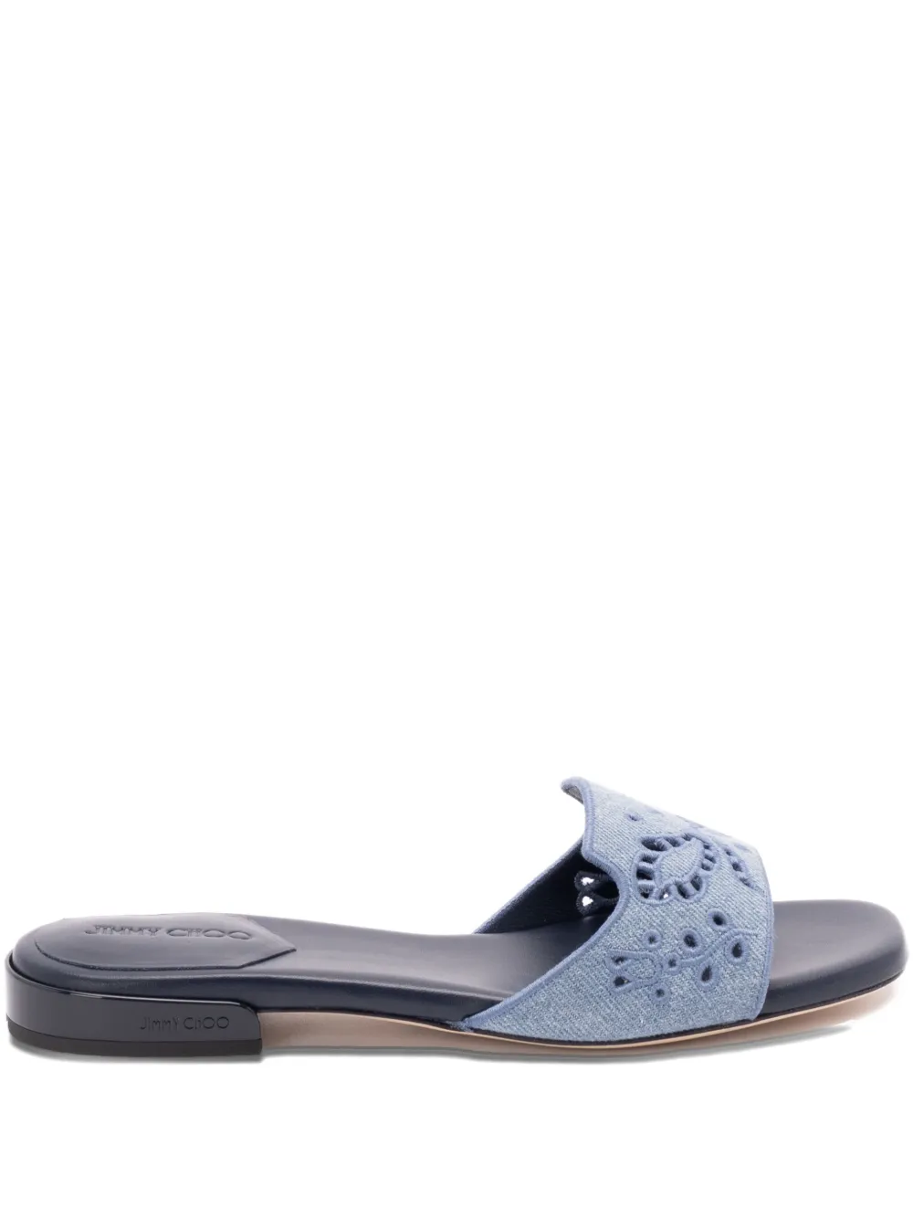 Jimmy Choo Ariane cut-out flat sandals Blauw