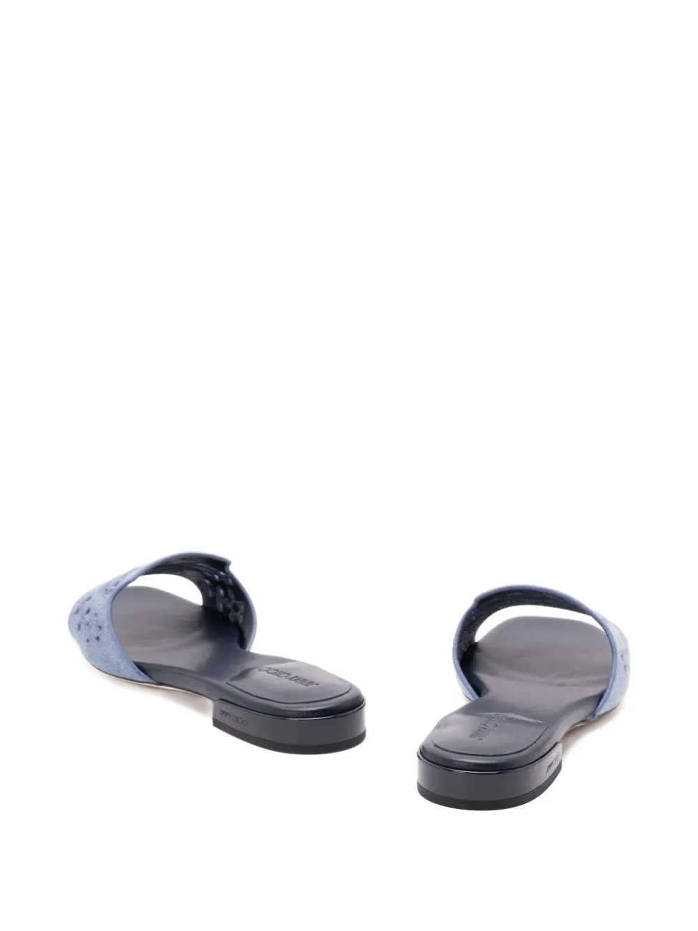 Jimmy Choo Ariane cut-out flat sandals Blauw