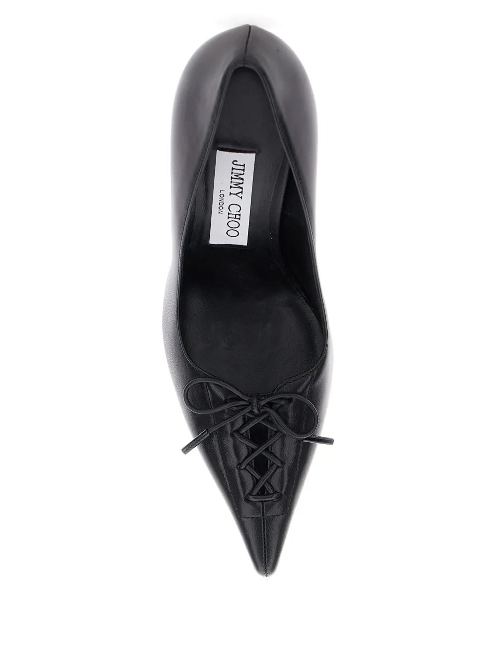 Jimmy Choo 95mm Scarlet lace-up pumps Black