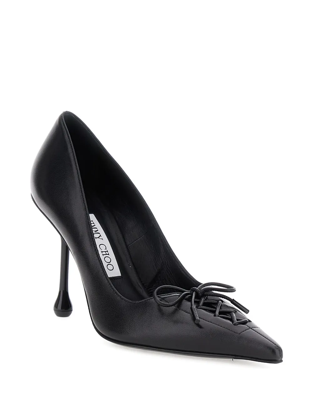 Jimmy Choo 95mm Scarlet lace-up pumps Black