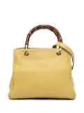 Gucci Pre-Owned 2016-2025 Small Calfskin Bamboo Shopper satchel - Yellow