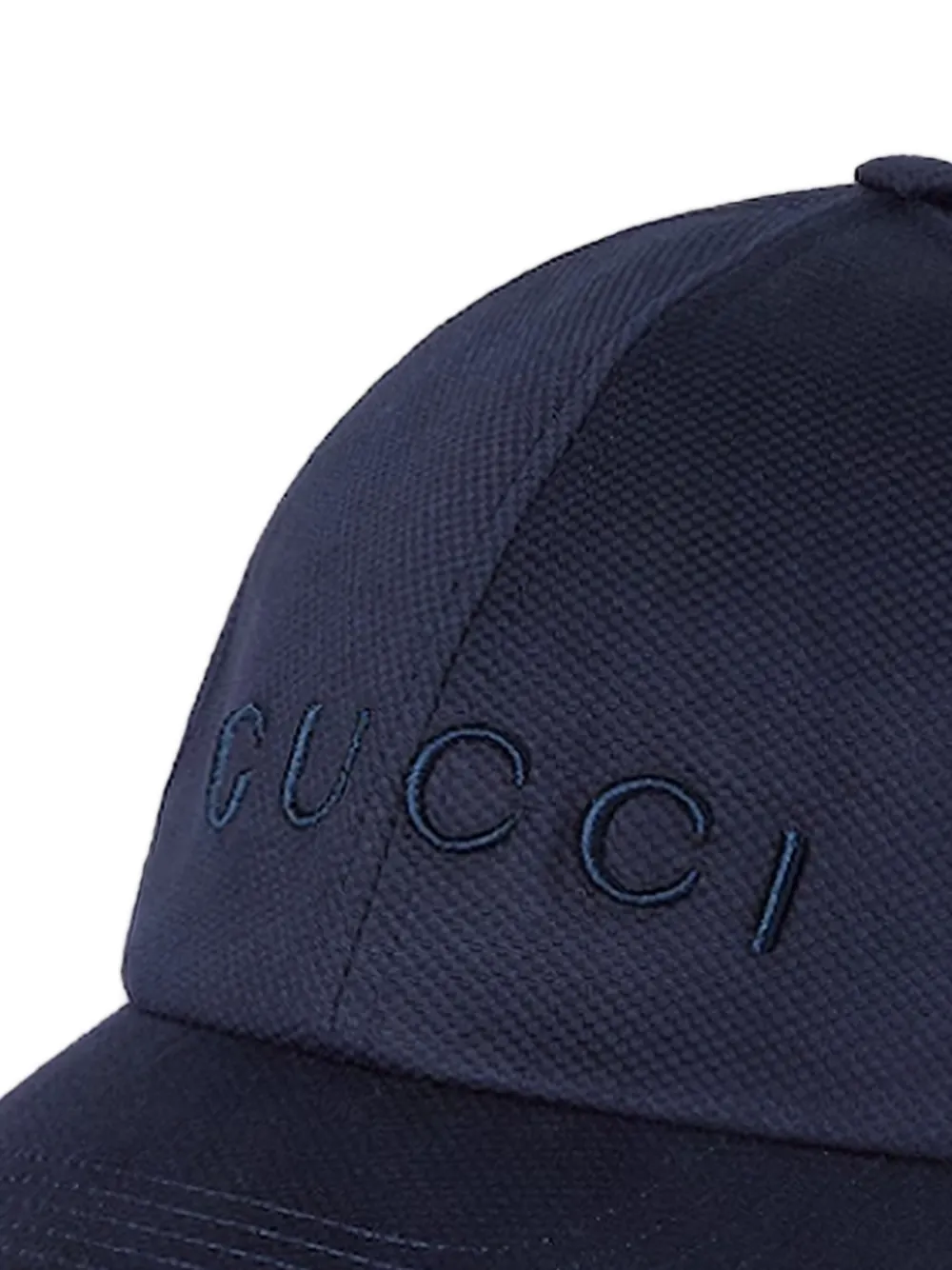 Gucci Honkbalpet met geborduurd logo Blauw