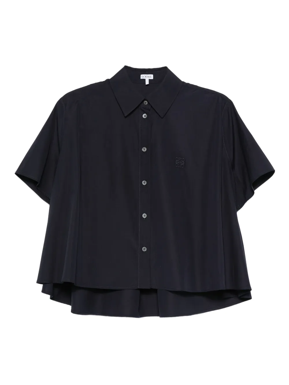 Loewe Short-sleeve Trapeze Shirt In Blue
