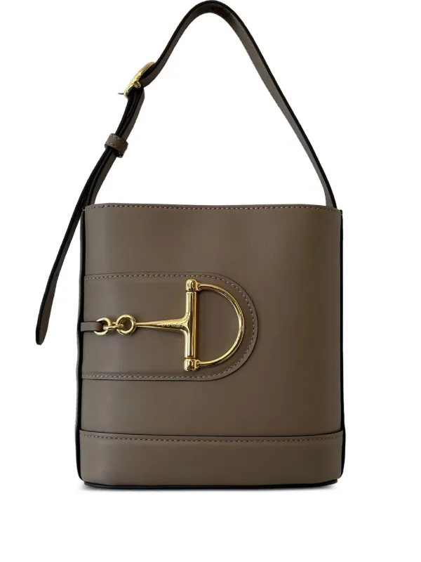 Gucci Horsebit Bucket Bag in Brown