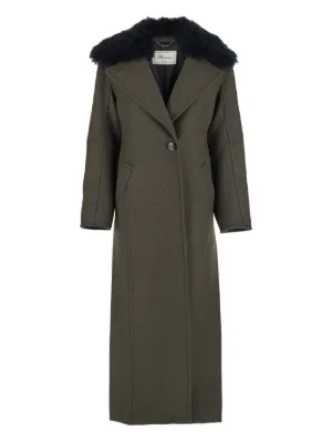 コート BLUMARINE Dark Grey Wool Coat Blumarine Dark grey wool coat | gebnegozionline | REVERSIBLE