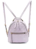 Fendi Pre-Owned 2010-2025 Mini Zucca Embossed Leather By The Way backpack - Purple