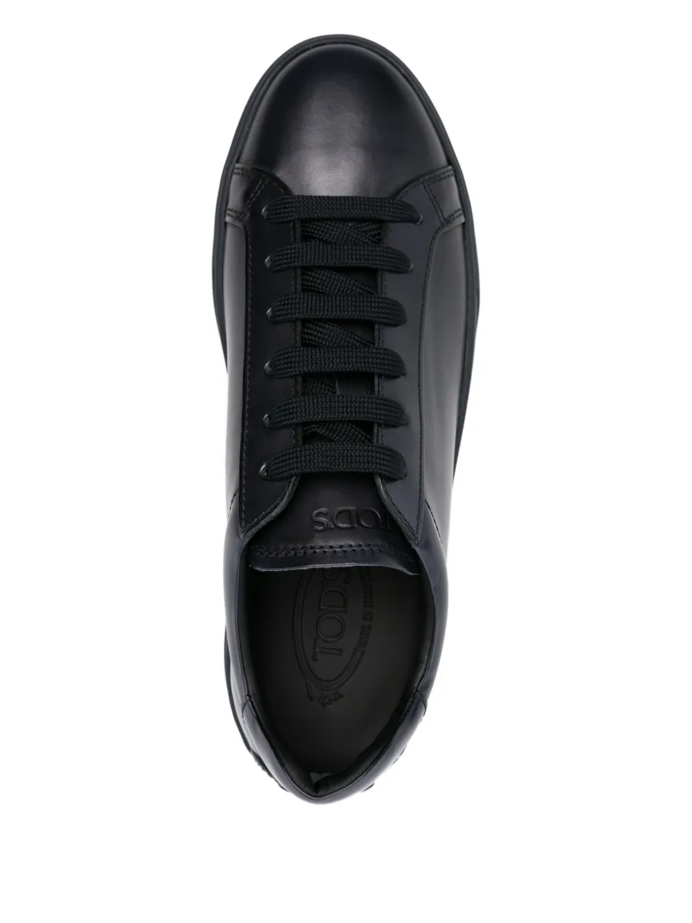 Tod's leather lace-up sneakers Blue