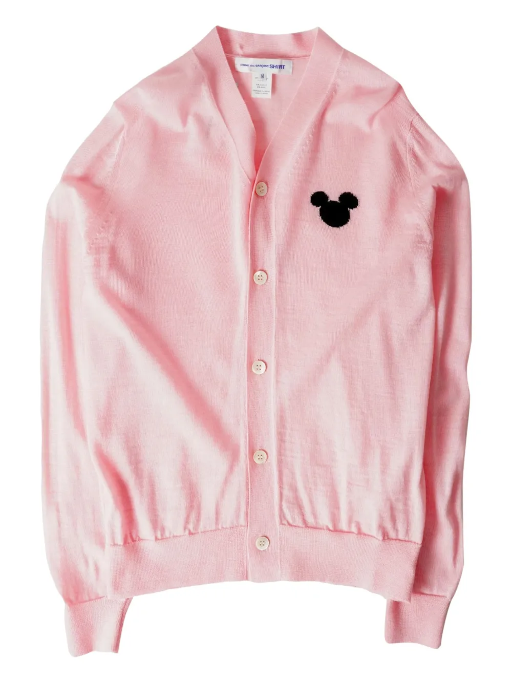 Comme Des Garçons Shirt x Disney embroidered cardigan | Pink | Image 1