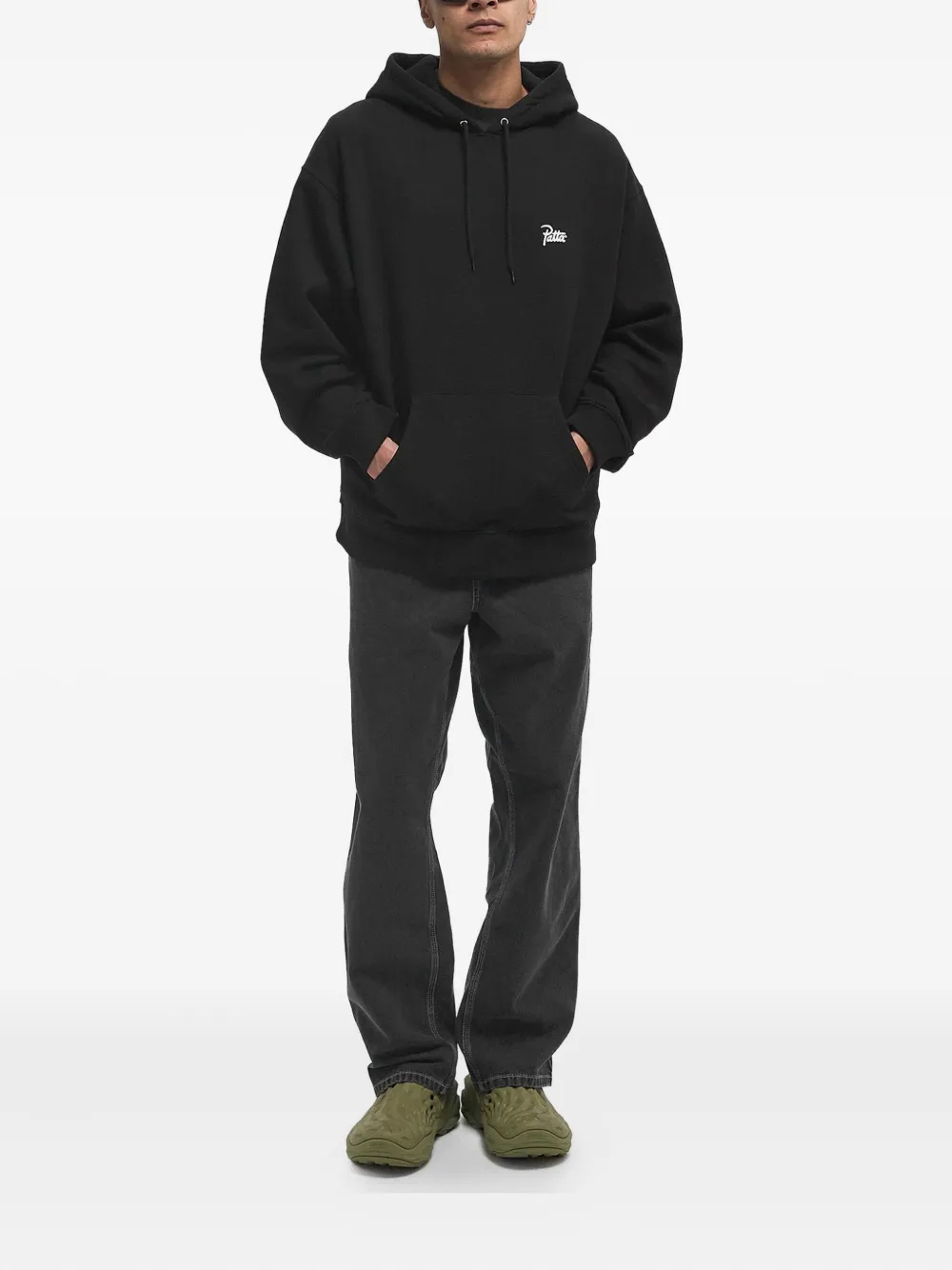 PATTA Bark dog-embroidered kangaroo-pocket hoodie | Hoodies | Image 2