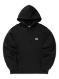 PATTA Bark dog-embroidered kangaroo-pocket hoodie - Black