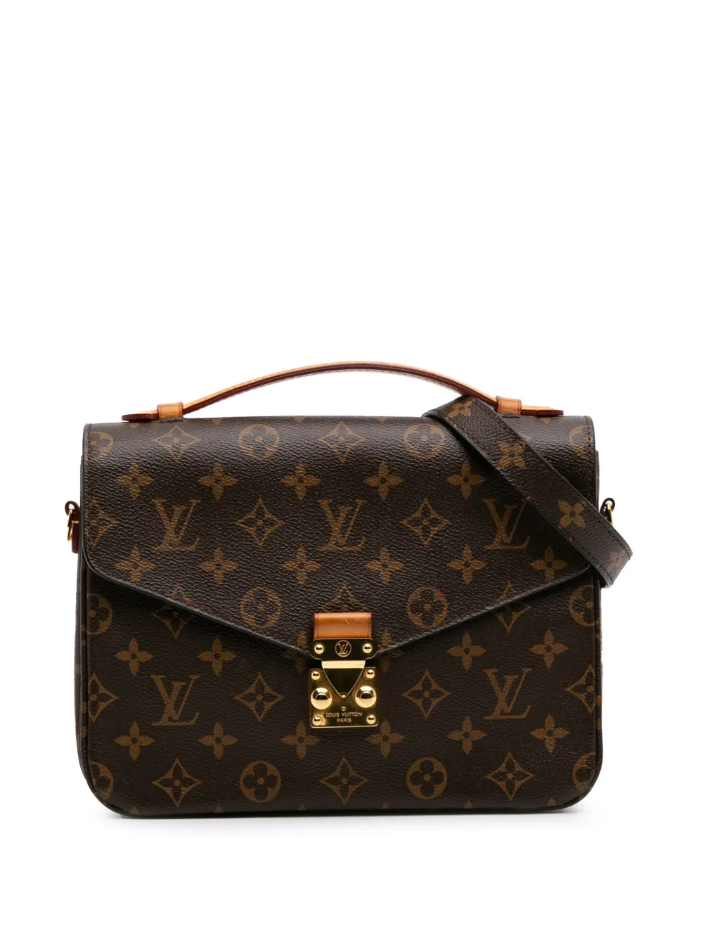 Pre-owned Louis Vuitton 2017 Monogram Pochette Metis Satchel