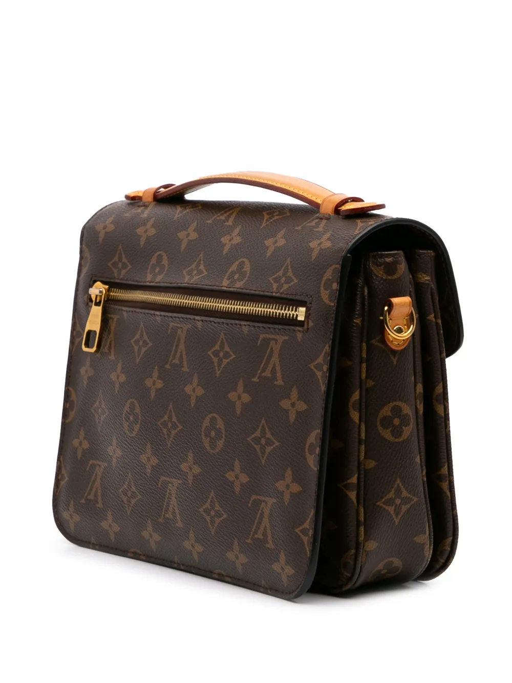 Pre-owned Louis Vuitton 2017 Monogram Pochette Metis Satchel