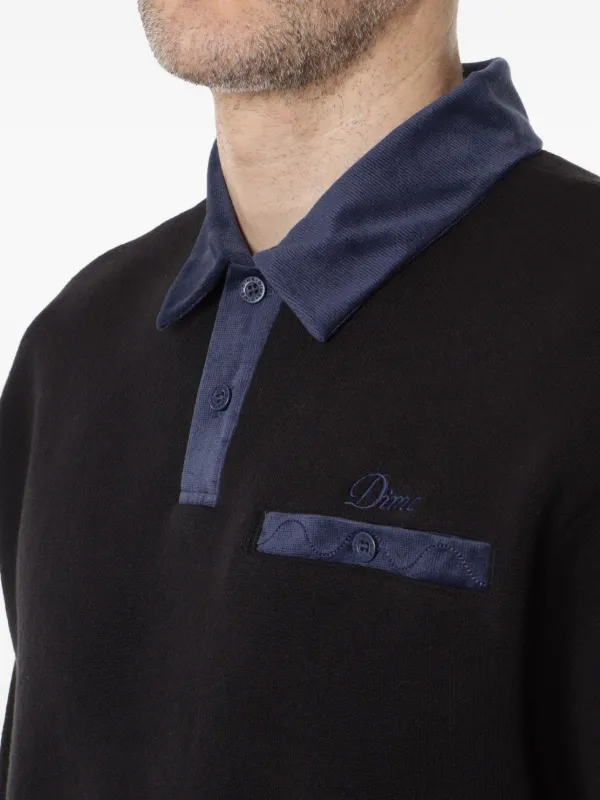 dime ロングスリーブ ポロシャツ