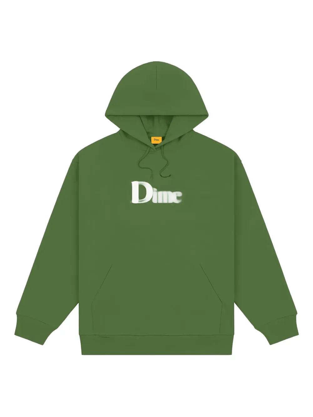 Dime Blurry Hoodie In Green