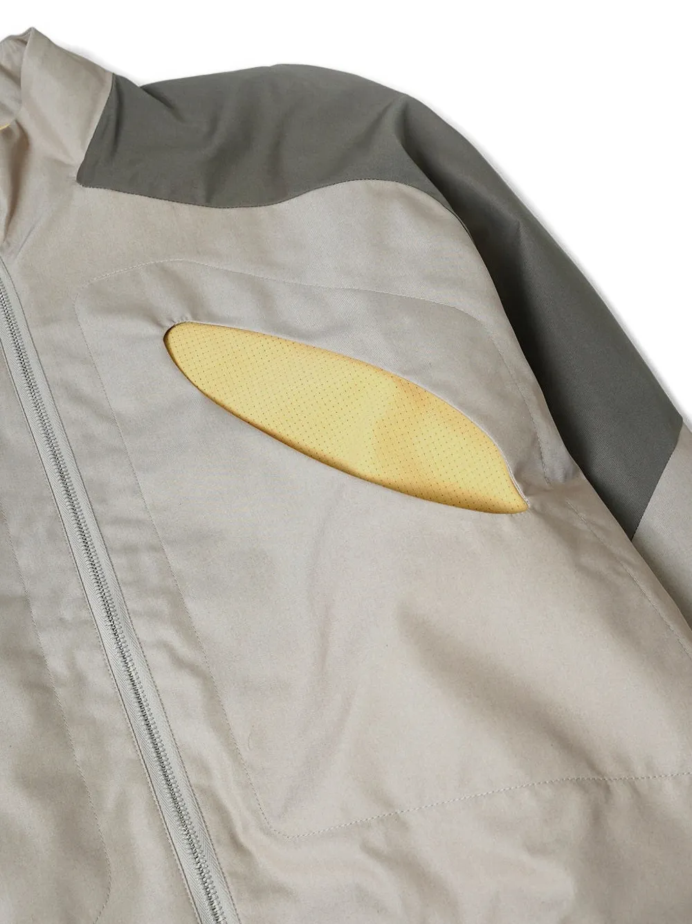 _j.l-a.l_ Aperture Panelled Zip-front Jacket In Gray