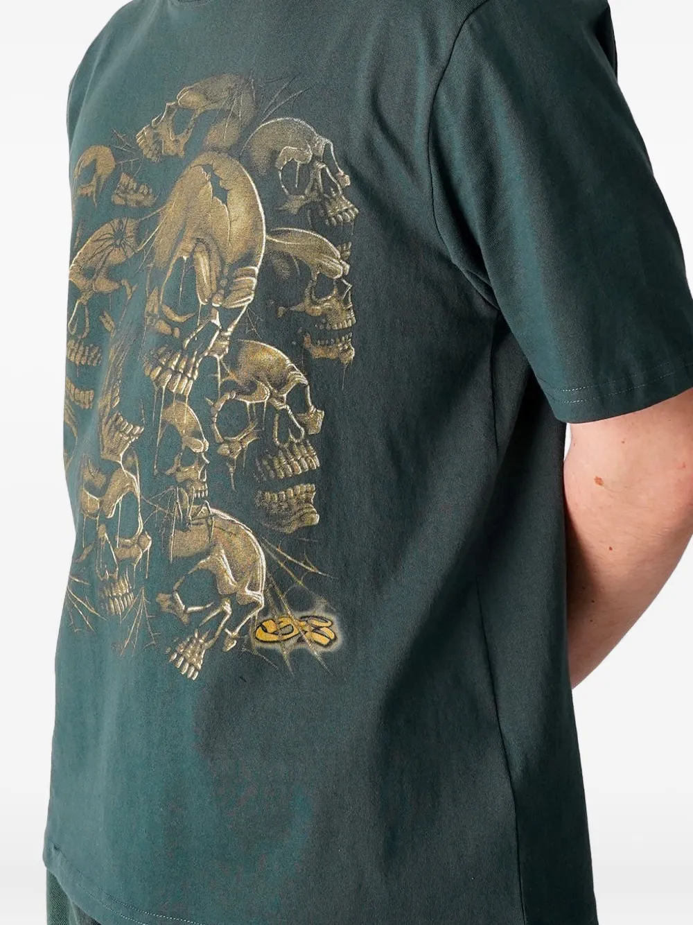 Yardsale Skull-print T-shirt In Green