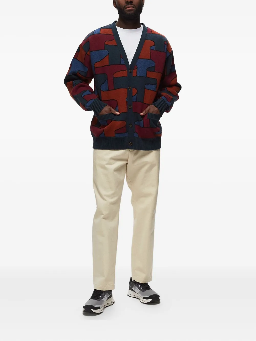 BY PARRA abstract-pattern button cardigan | Cardigans | Image 2