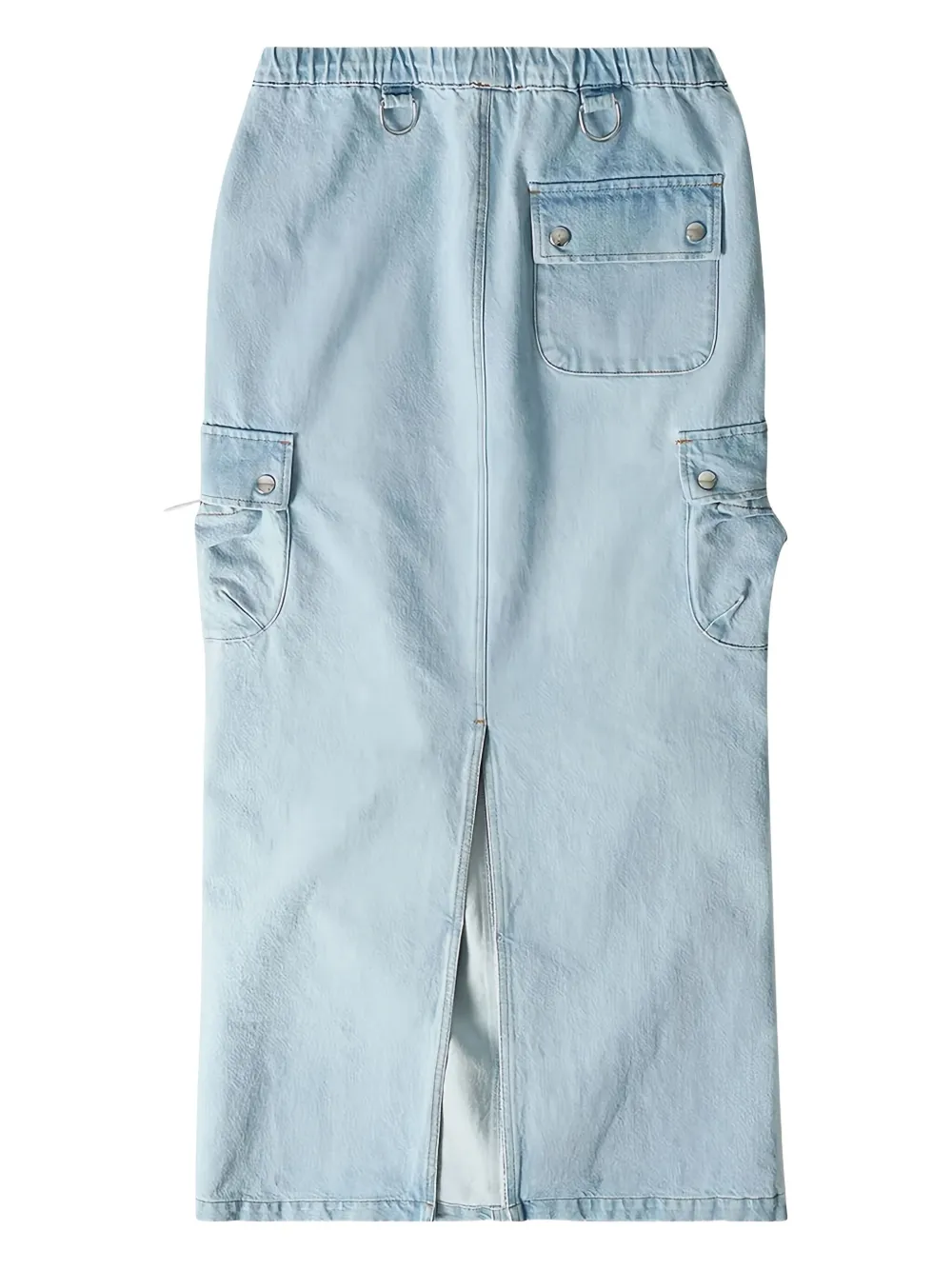 Coperni cargo denim skirt - Blauw