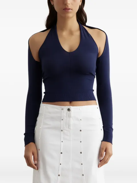 Gimaguas open-back long-sleeved top