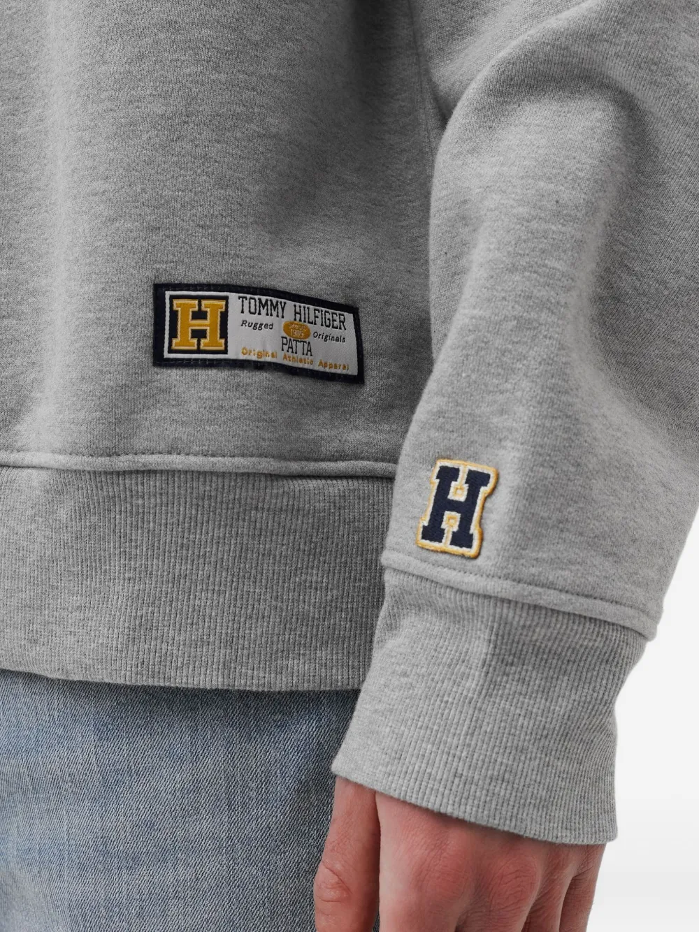 Patta X Tommy Hilfiger Cotton Sweatshirt In Gray