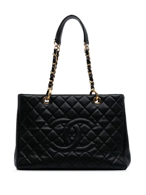 CHANEL Pre-Owned Caviar Grand Shopping totebag från 2012