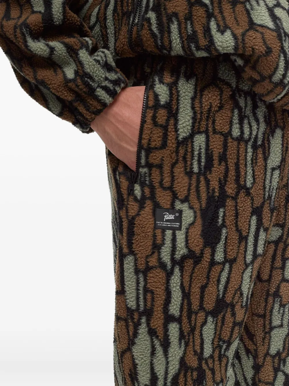 PATTA Woodie trainingsbroek Bruin
