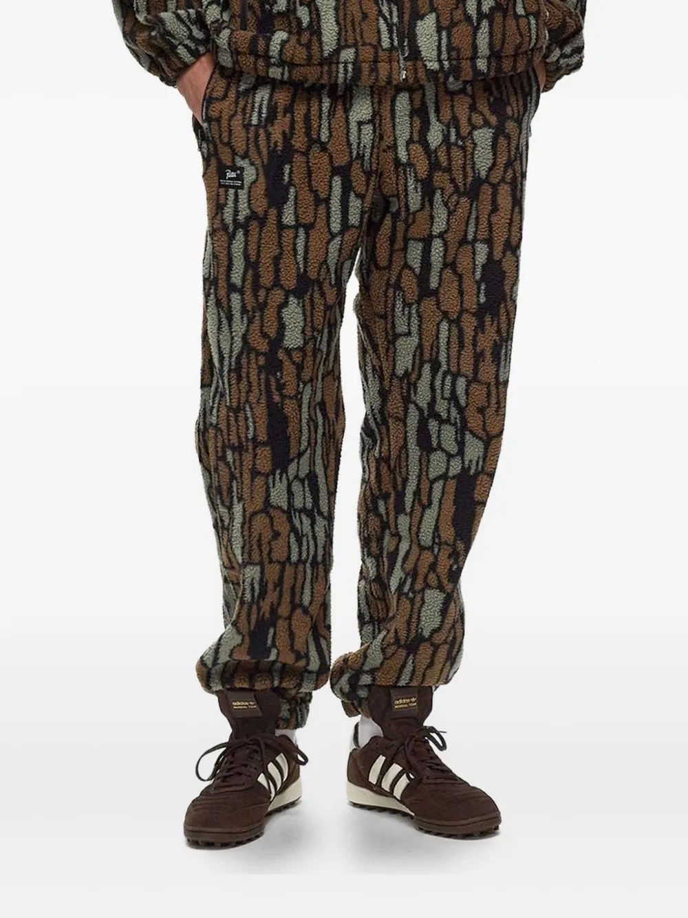 PATTA Woodie trainingsbroek Bruin