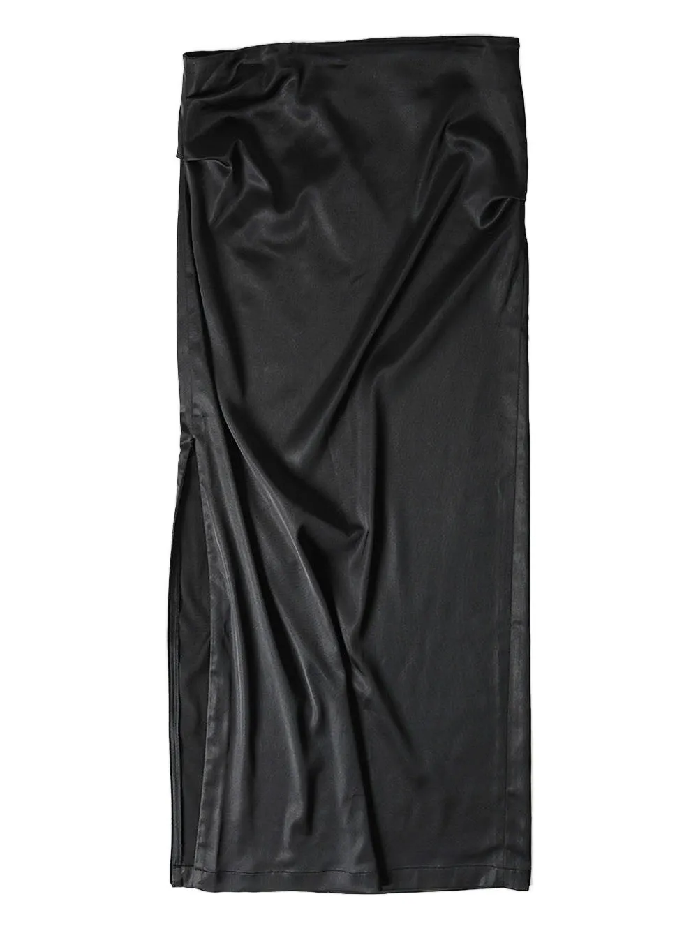 Open YY logo-print side-zip skirt | Black | Image 1