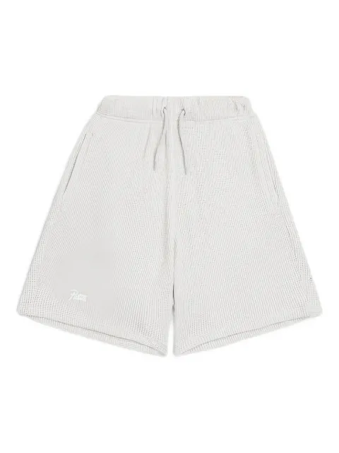 PATTA waffle-knit logo shorts