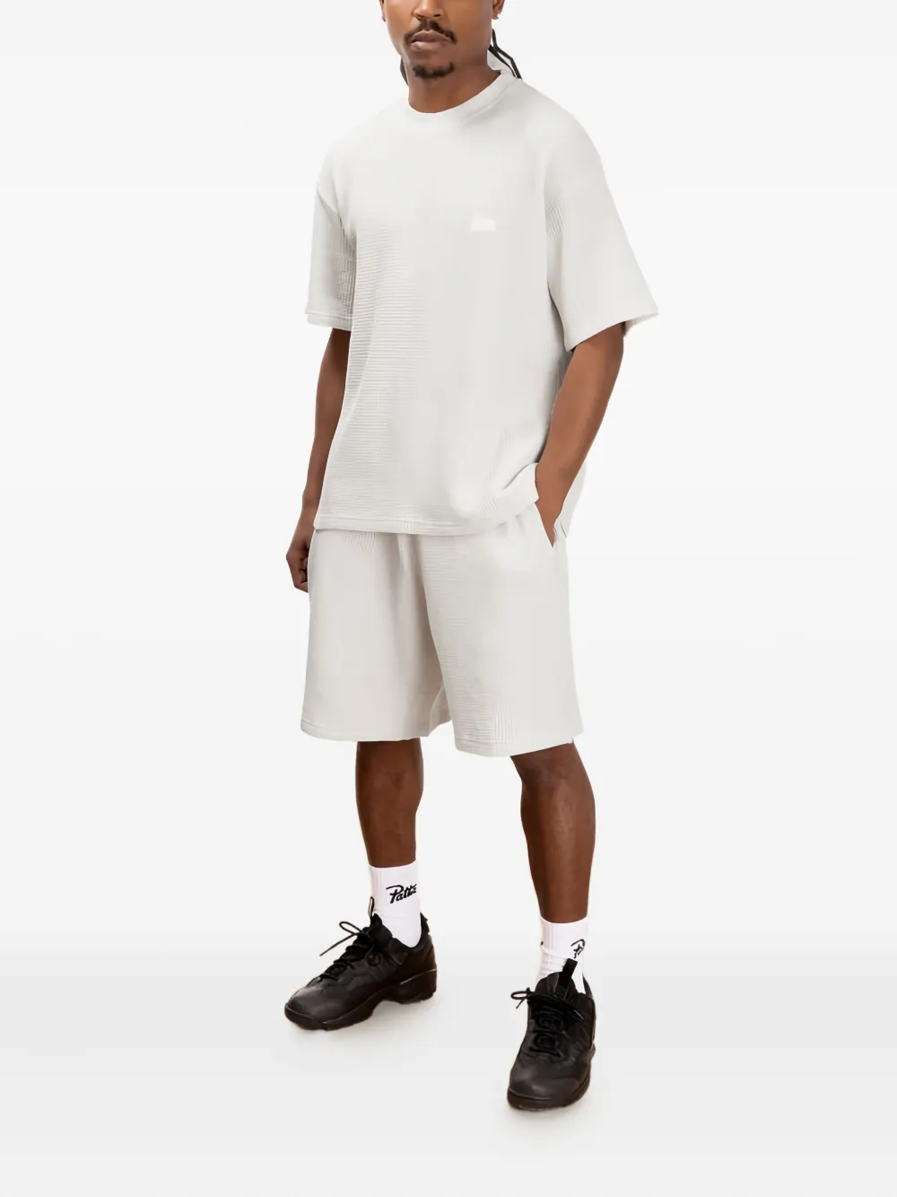 PATTA waffle-knit logo shorts | Track & Running Shorts | Image 2