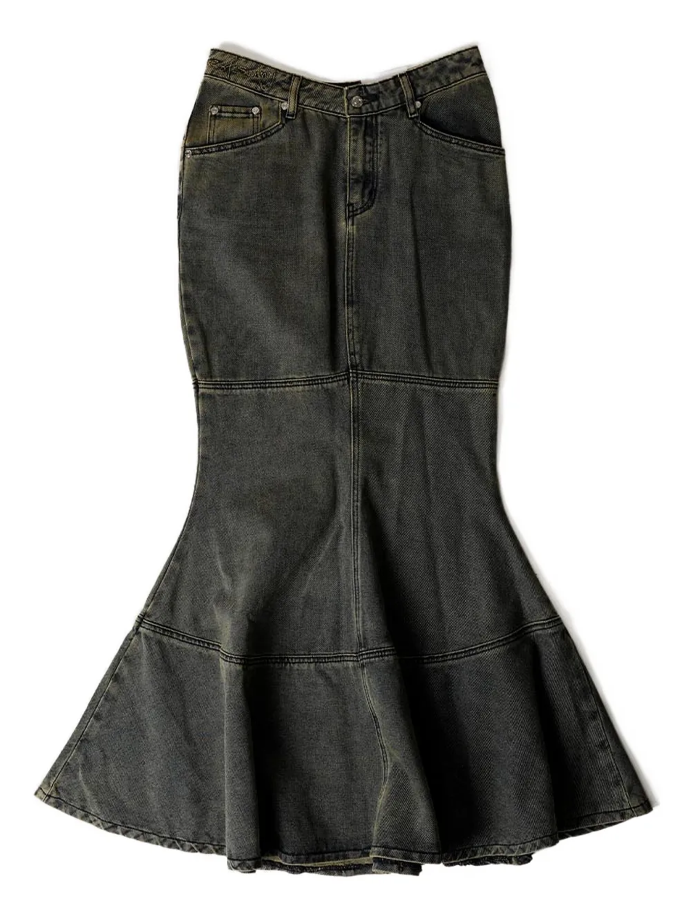 House Of Sunny Courtyard Skirt In Black