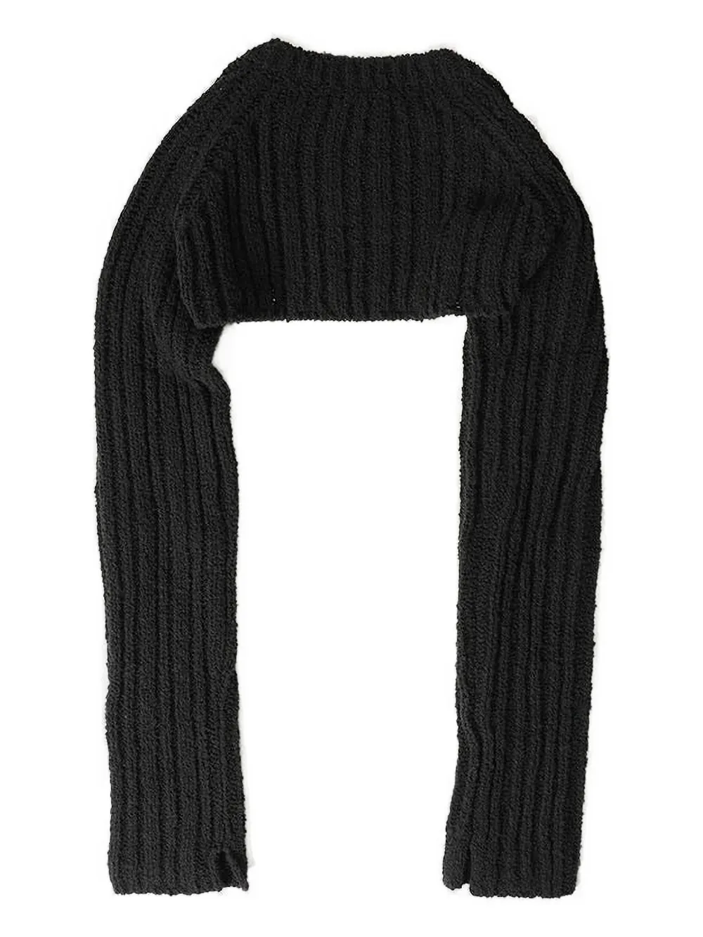 Open YY ribbed cropped cardigan | Cardigans | Image 2