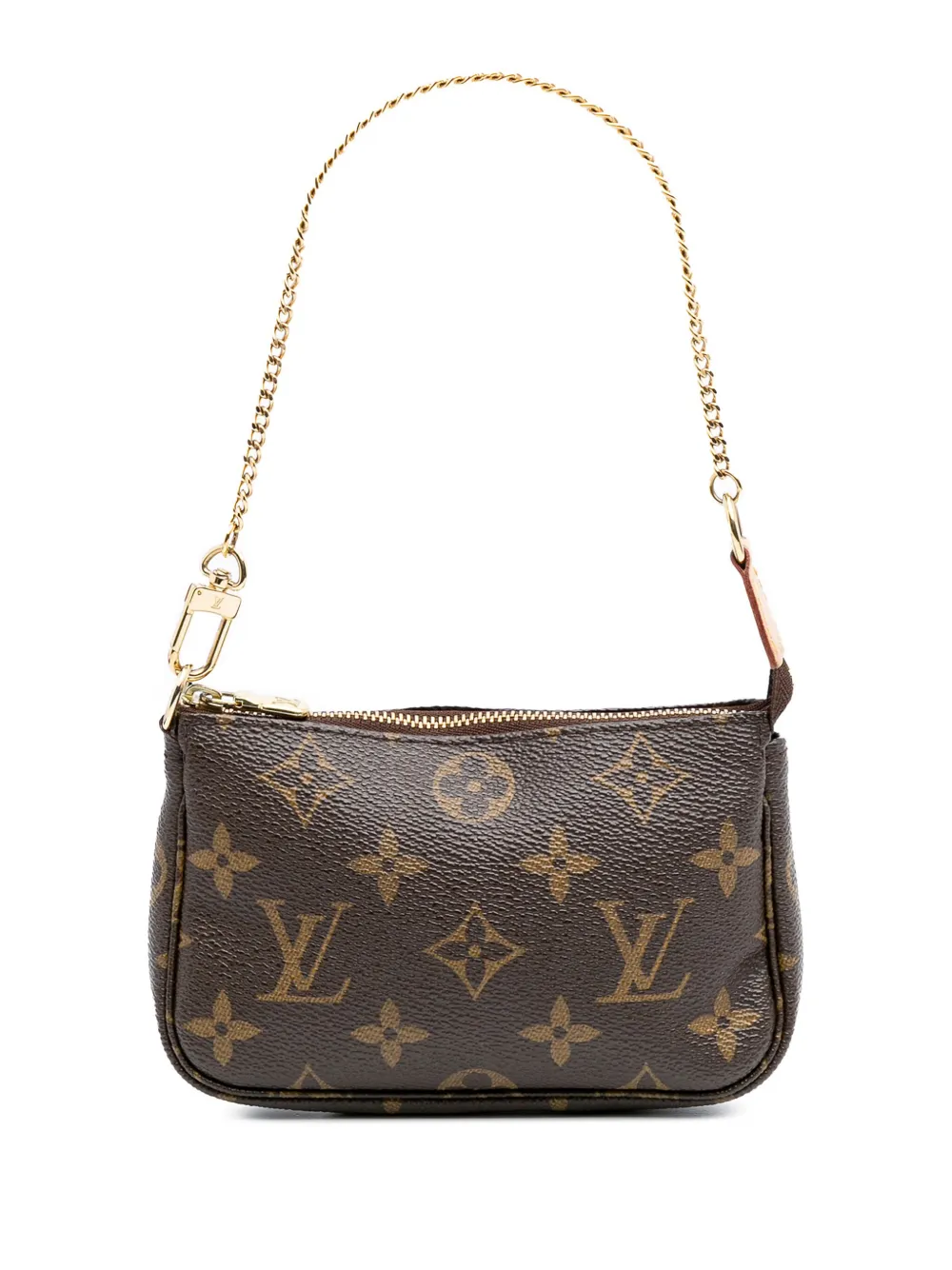 Louis Vuitton Pre-Owned 2007 モノグラム ミニ ポシェット アクセソワール ハンドバッグ - ブラウン Louis Vuitton Pre-Owned 2007 モノグラム ミニ ポシェット アクセソワール ハンドバッグ - ブラウン