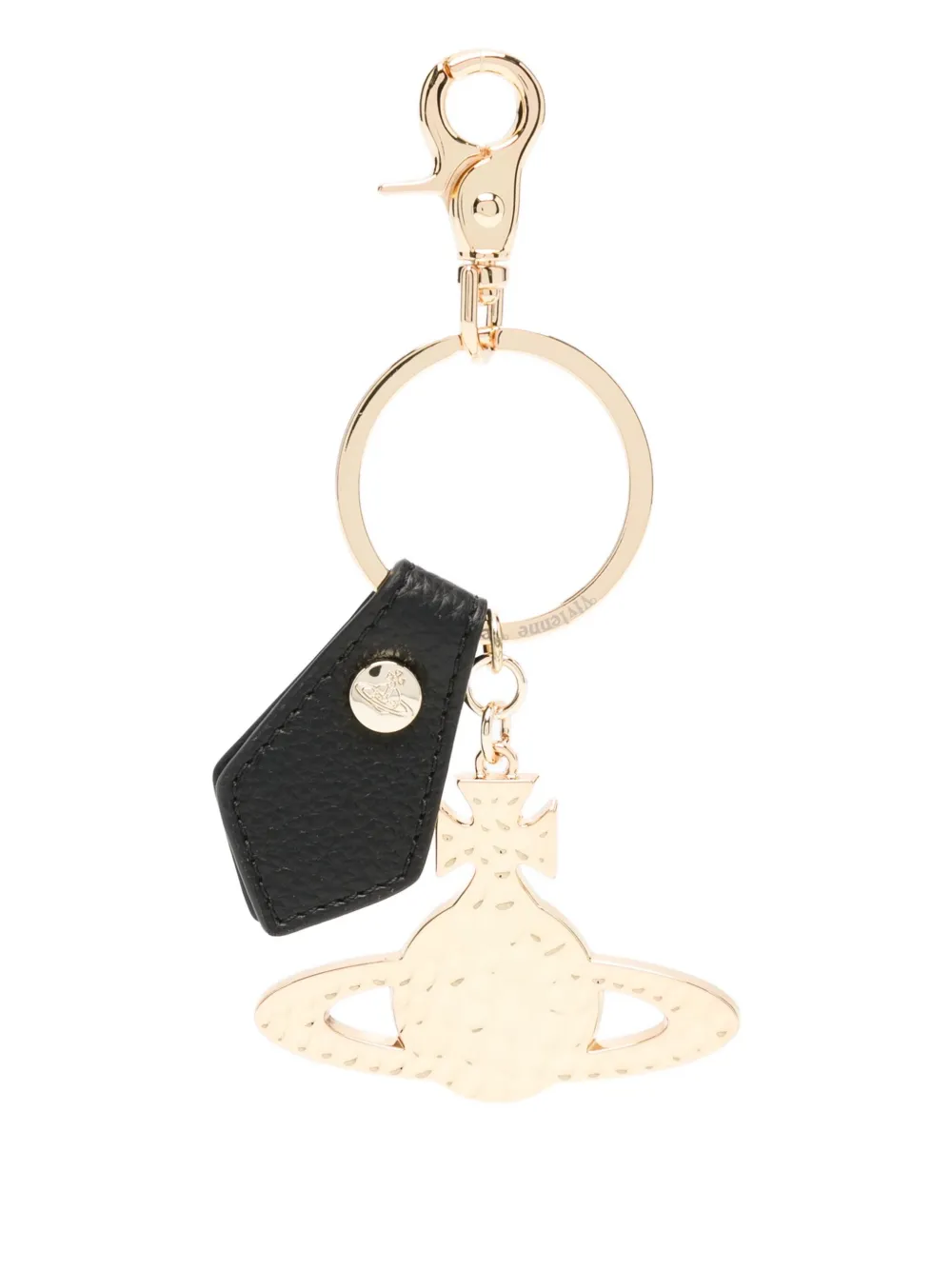 Vivienne Westwood Orb-embellished Leather Keyring