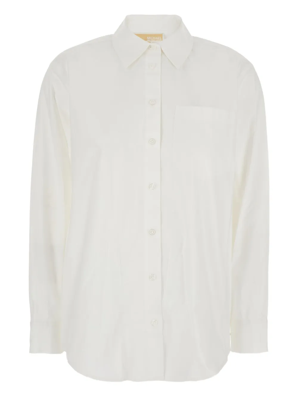 Michael Kors Blouse met slangenhuidprint Groen