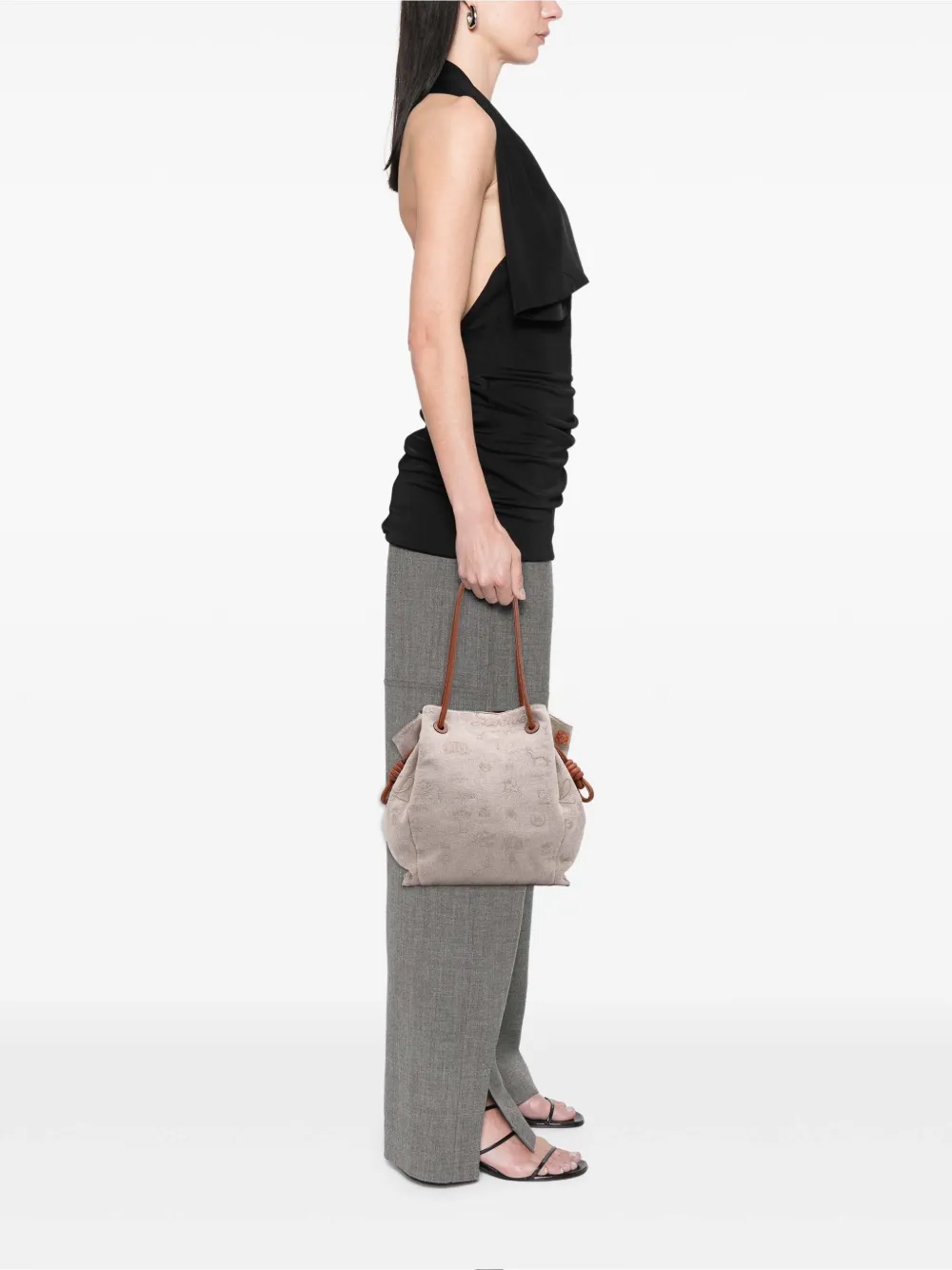 Loewe Pre-Owned 2018 Medium Canvas Flamenco Knot tote bag | Pre-Owned | Image 2