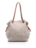 Loewe Pre-Owned 2018 Medium Canvas Flamenco Knot tote bag - Brown
