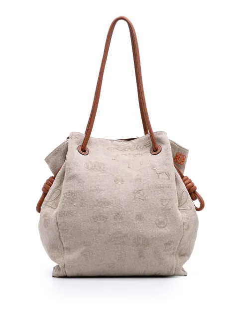 Loewe Pre-Owned 2018 Medium Canvas Flamenco Knot tote bag