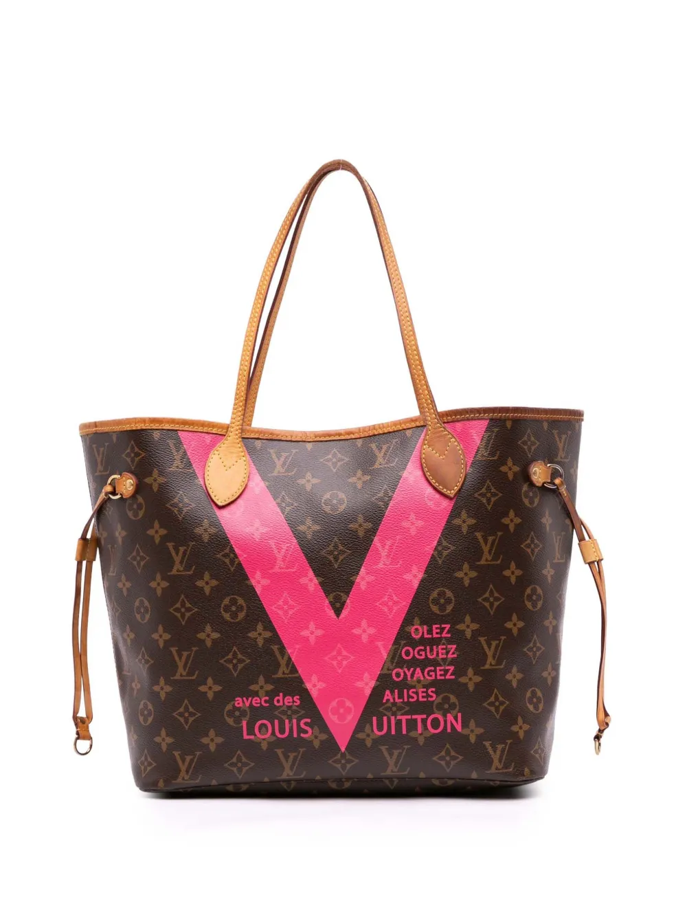 Louis Vuitton Pre-Owned 2015 Monogram V Neverfull MM tote bag | Brown | Image 1