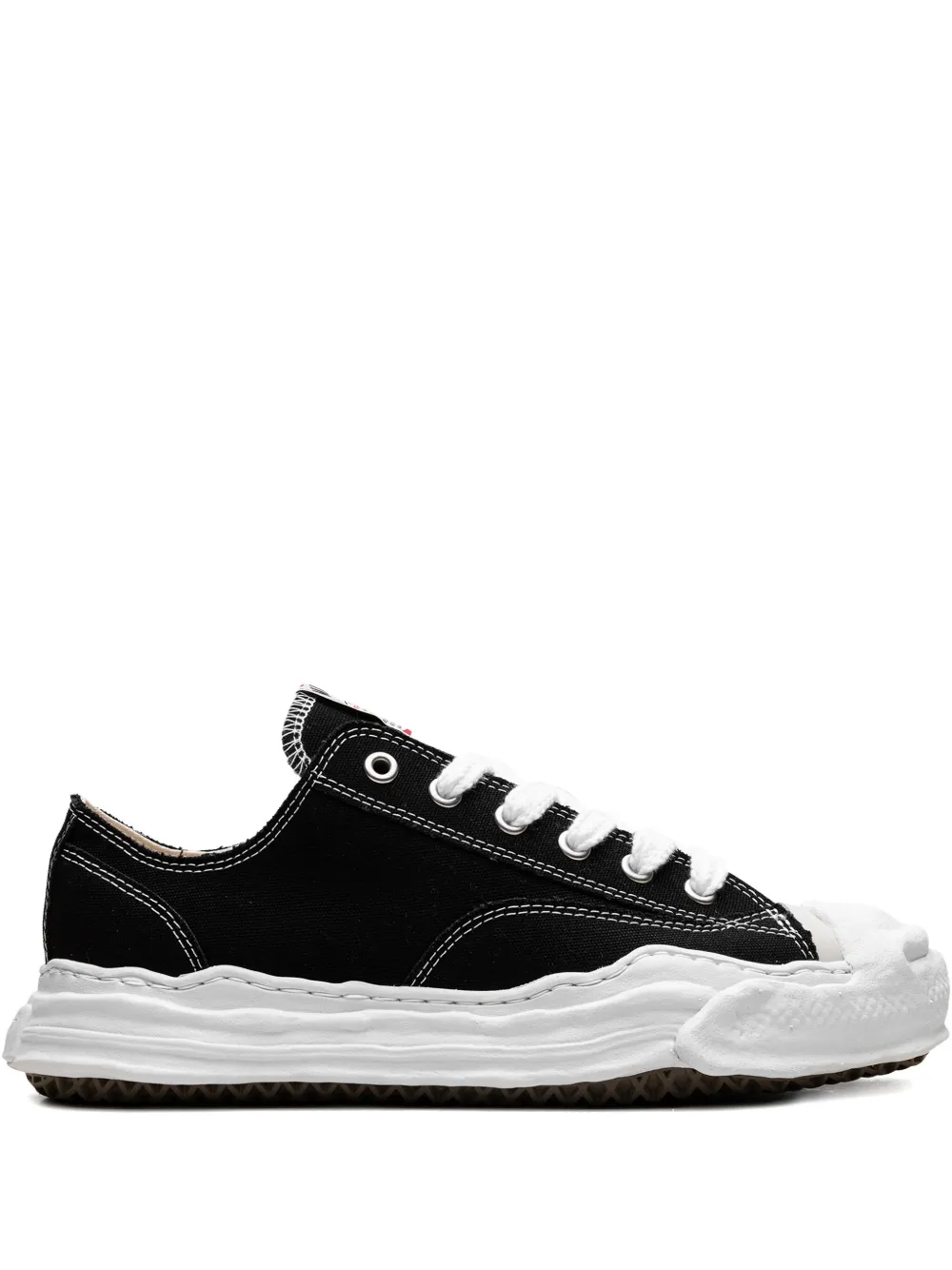 Maison MIHARA YASUHIRO Hank OG Sole canvas low "Black/White" スニーカー - Maison MIHARA YASUHIRO Hank OG Sole canvas low "Black/White" スニーカー -
