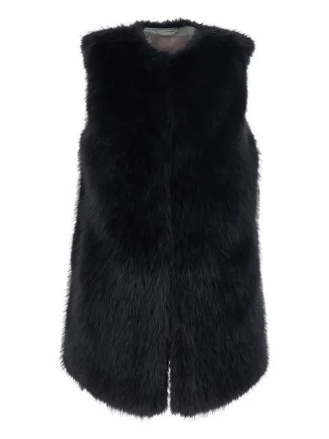 Herno faux-fur sleeveless vest