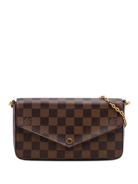Louis Vuitton Pre-Owned 2019 Damier Ebene Pochette Felicie crossbody bag