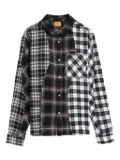 dime patchwork panelled shirt - Black