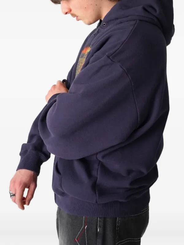 YARDSALE zip-up Hoodie | Blue | FARFETCH